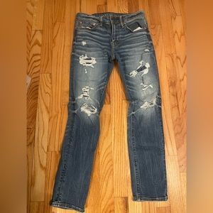 American eagle distressed jeans, Size 28